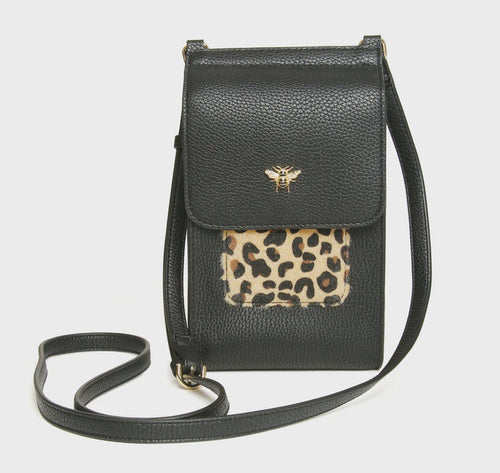 Alice Wheeler Mini Bloomsbury Crossbody Bag - Leopard