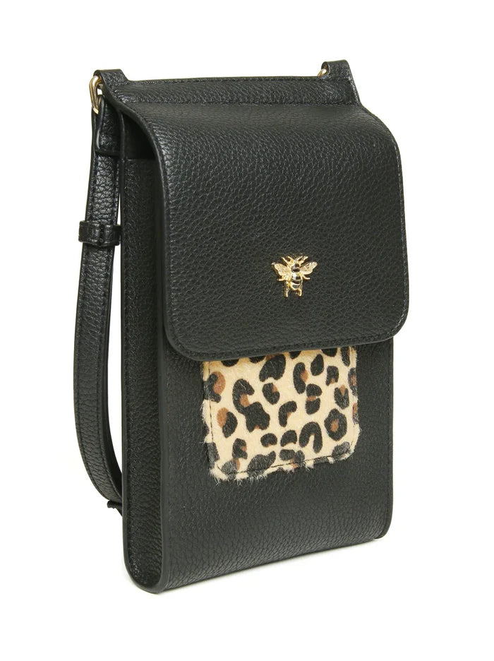 Alice Wheeler Mini Bloomsbury Crossbody Bag - Leopard