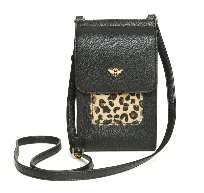 Alice Wheeler Mini Bloomsbury Crossbody Bag - Leopard