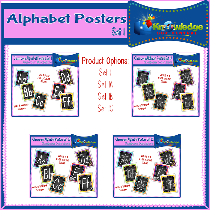 Classroom Alphabet Posters
