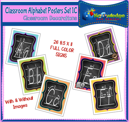 Alphabet Posters Set 1C