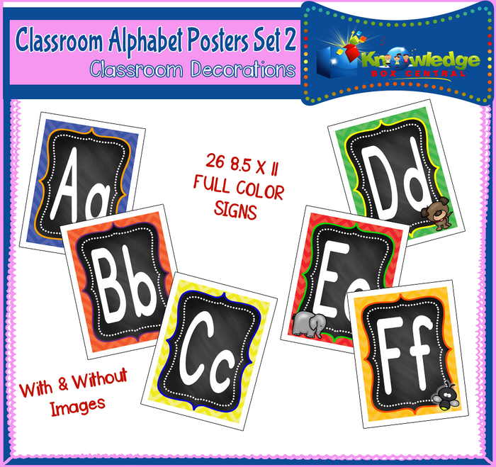 Alphabet Posters Set 2