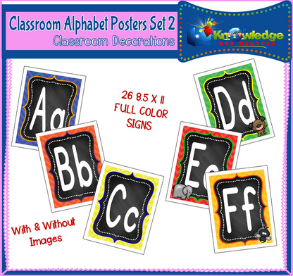 Alphabet Posters Set 2