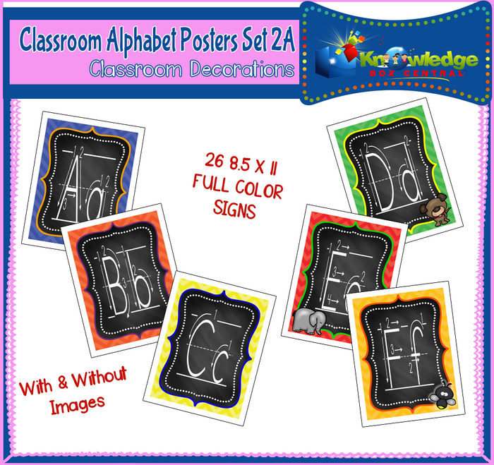 Alphabet Posters Set 2A