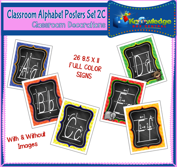 Alphabet Posters Set 2C