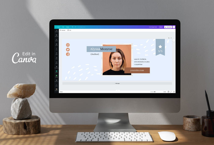 Ladystrategist Alyssa Facebook Cover Canva Template instagram canva templates social media templates etsy free canva templates