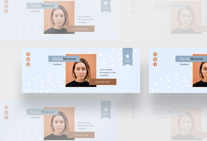 Ladystrategist Alyssa Facebook Cover Canva Template instagram canva templates social media templates etsy free canva templates