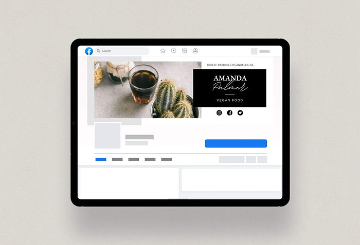 Ladystrategist Amanda Facebook Cover Canva Template instagram canva templates social media templates etsy free canva templates