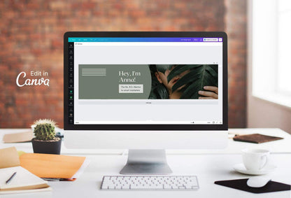Ladystrategist Anna Linkedin Banner Canva Template instagram canva templates social media templates etsy free canva templates