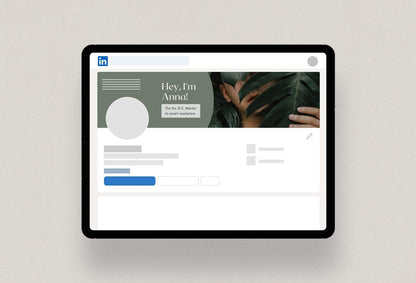 Ladystrategist Anna Linkedin Banner Canva Template instagram canva templates social media templates etsy free canva templates