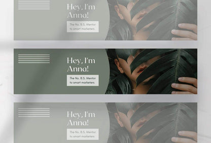 Ladystrategist Anna Linked In Banner Canva Template instagram canva templates social media templates etsy free canva templates