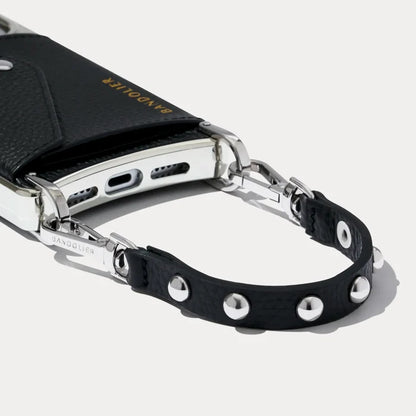 Annie Wristlet - Black/Silver