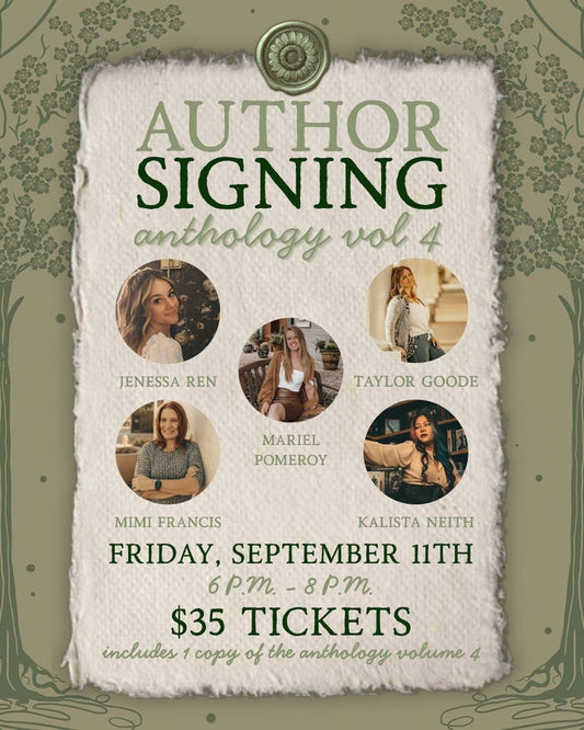 Anthology 4. Author Signing Event at The Bookish Shop