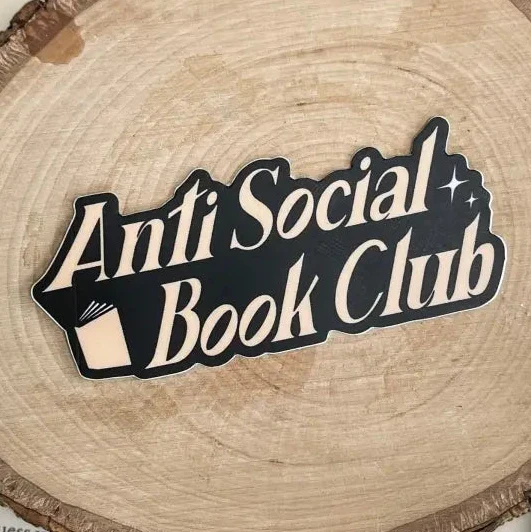 Anti Social Book Club Sticker