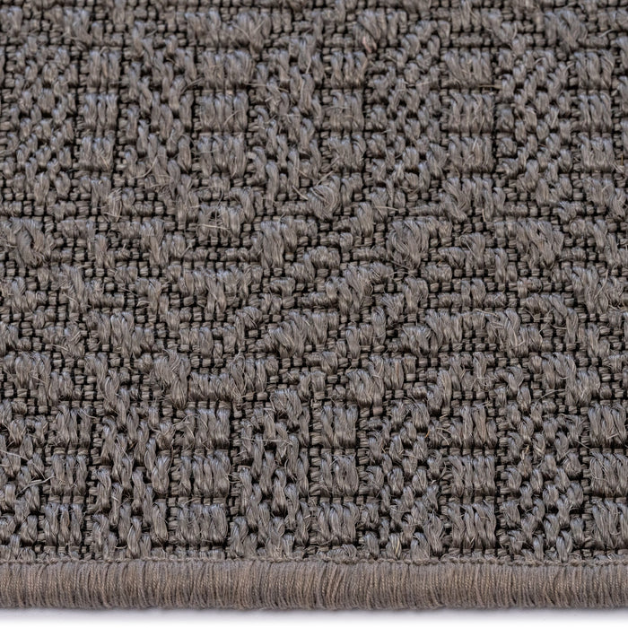 Anton Graphite Machine Woven Rug Rectangle image