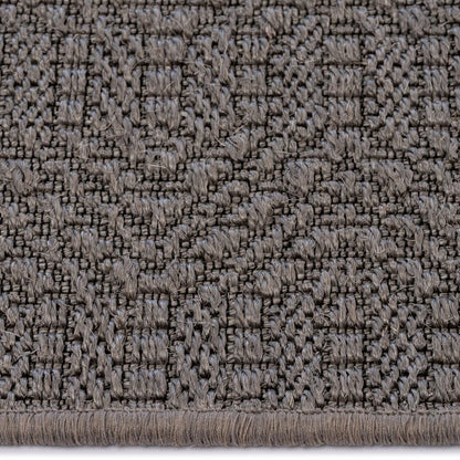 Anton Graphite Machine Woven Rug Rectangle image