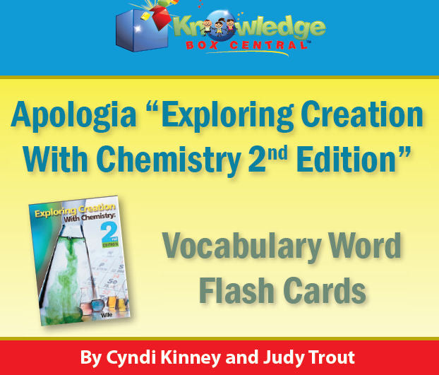 Apologia Exploring Creation with Chemistry 2nd Edition
