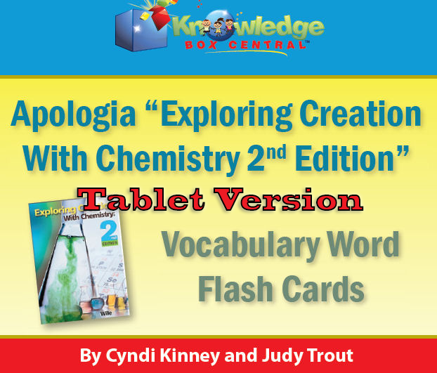 Apologia Exploring Creation with Chemistry 2nd Edition