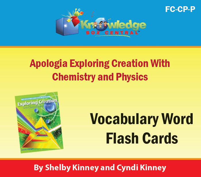 Apologia Exploring Creation with Chemistry & Physics Lapbook Package (Lessons 1-14)