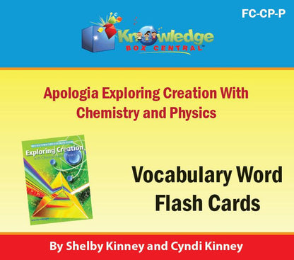 Apologia Exploring Creation with Chemistry & Physics Lapbook Package (Lessons 1-14)