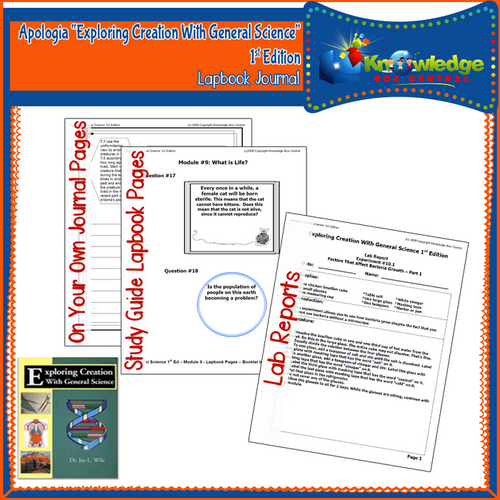 Apologia Exploring Creation with General Science 1st Edition
