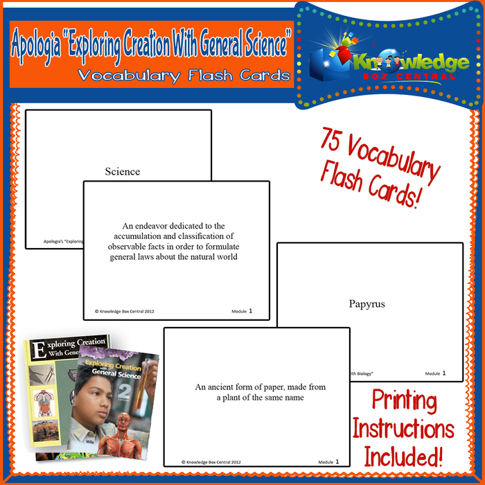 Apologia Exploring Creation with General Science 1st Edition