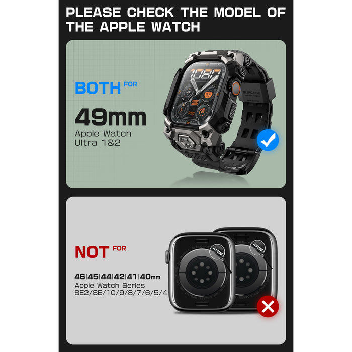 Apple Watch UB Ore Wristband Case (49mm)-Black