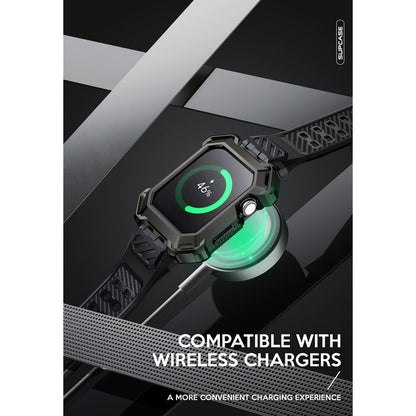Apple Watch Unicorn Beetle PRO XT Rugged Metal Watch Band Case (44mm/45mm)-Gun Metal