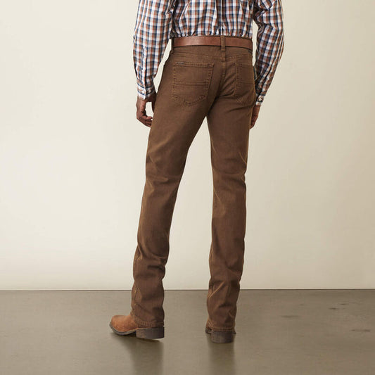Ariat Men's M7 Slim Grizzly Straight Leg Jean in Peat
