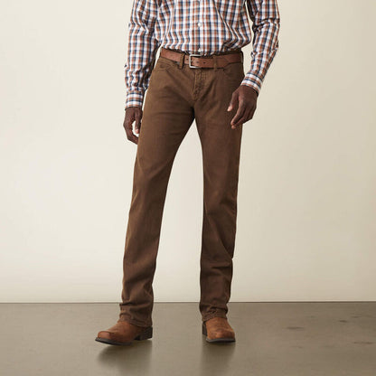 Ariat Men's M7 Slim Grizzly Straight Leg Jean in Peat
