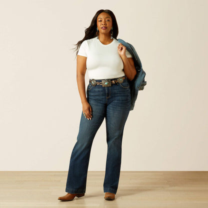 Ariat Women’s Perfect Rise Ruth Slim Trouser Jean in Arkansas (Plus Size)