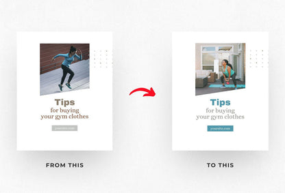 Ladystrategist Arya Fitness 6-Page Carousel Canva Template instagram canva templates social media templates etsy free canva templates