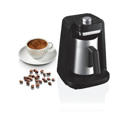 Arzum Turkish Coffee Machine Pro, Black Steel