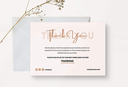 Ladystrategist Ashley Thank You Card Canva Template instagram canva templates social media templates etsy free canva templates