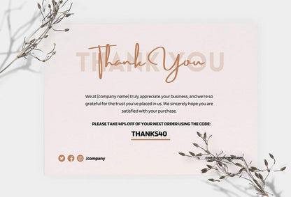 Ladystrategist Ashley Thank You Card Canva Template instagram canva templates social media templates etsy free canva templates