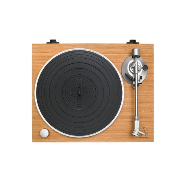Audio Technica AT-LPW30TK Fully Manual Belt-Drive Wood Base Turntable Teak Teak