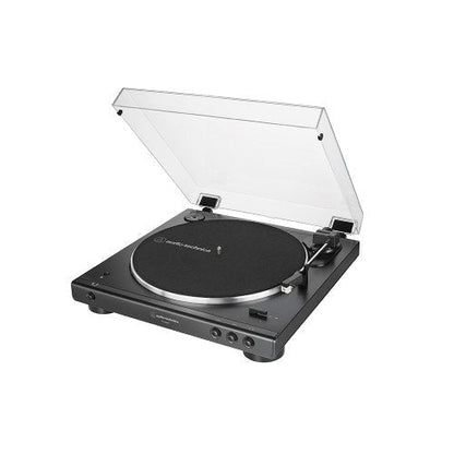 Audio Technica ATLP60XBTBK Fully Automatic Bluetooth Wireless Belt-Drive Stereo Turntable in Black Black