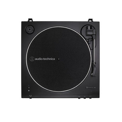 Audio Technica ATLP60XBTBK Fully Automatic Bluetooth Wireless Belt-Drive Stereo Turntable in Black Black