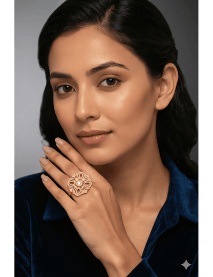 Aurielle Royale Diamond Bloom Ring