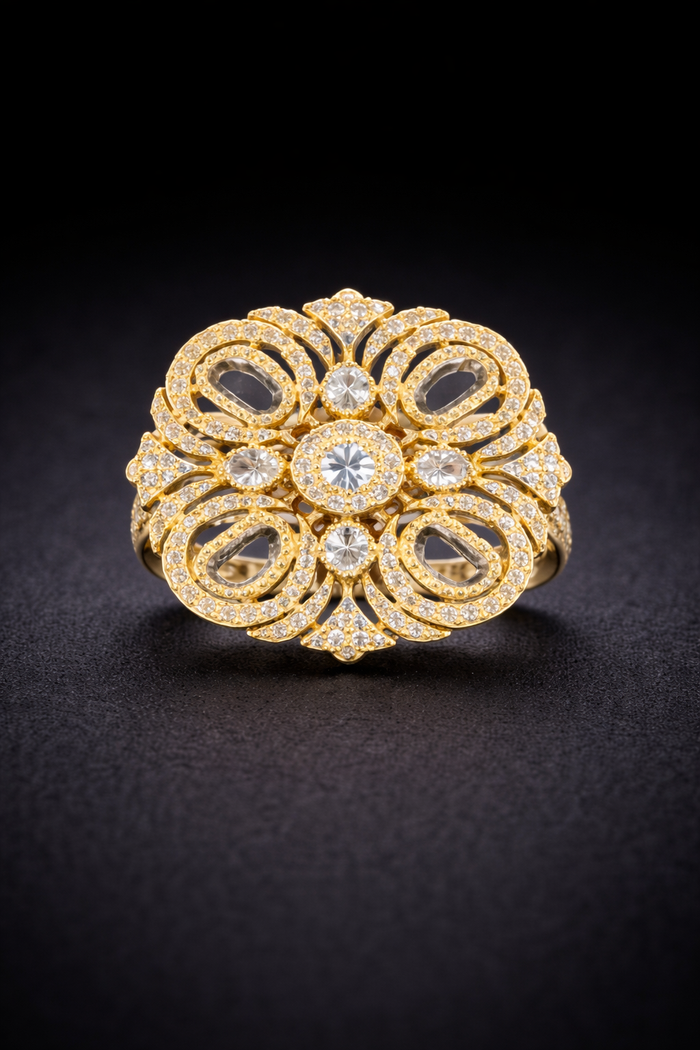 Aurielle Royale Diamond Bloom Ring