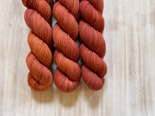 Autumn Harvest- 100% American Superwash Merino Rose Sport