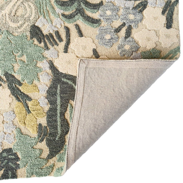Avanti-Fiori Verde Hand Tufted Rug Rectangle image