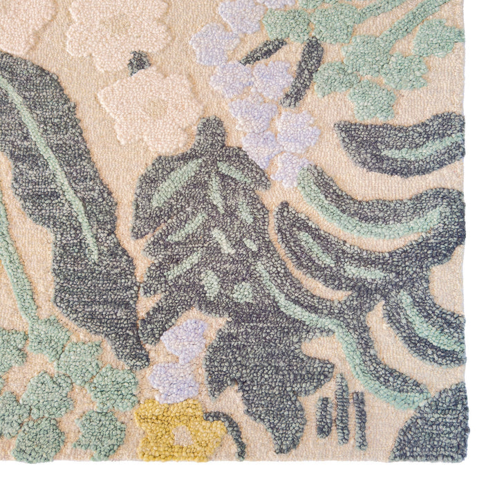 Avanti-Fiori Verde Hand Tufted Rug Rectangle image