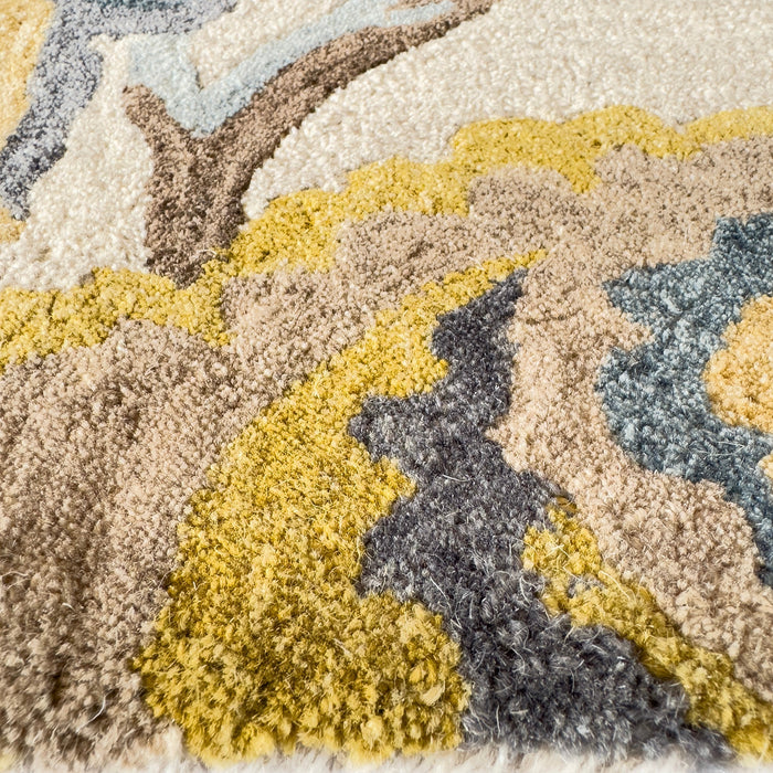 Avanti-Jacobean Gold Multi Hand Tufted Rug Rectangle image