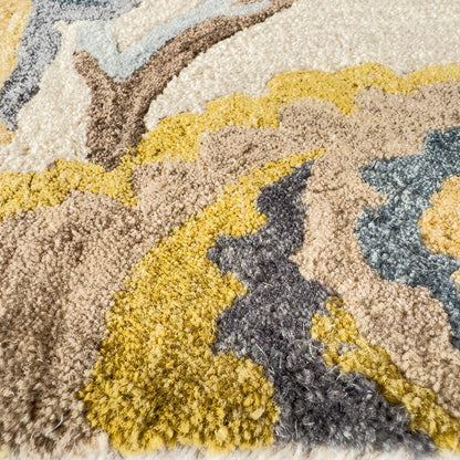 Avanti-Jacobean Gold Multi Hand Tufted Rug Rectangle image