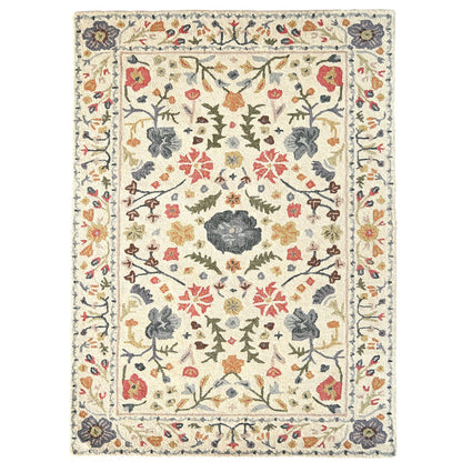 Avanti-Provencal Ivory Multi Hand Tufted Rug Rectangle image