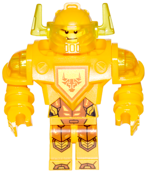 Axl - Trans-Yellow Visor, Bright Light Orange Torso (Ultimate Axl)