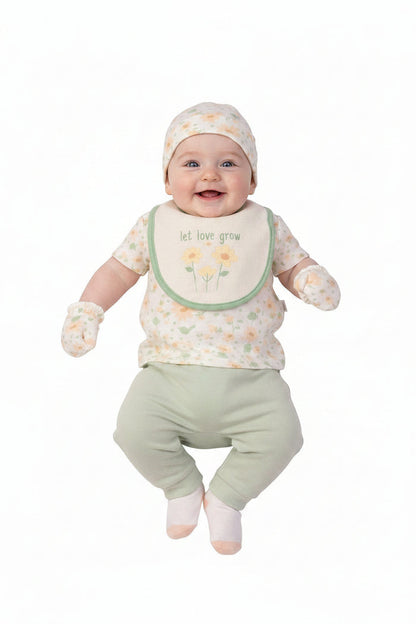 Baby 8 pcs Layette Gift Set - Let Love Grow  (PK6) (0-6m) GP-25-1369