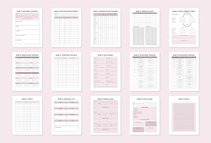 Ladystrategist Baby Boy Journal Canva Template instagram canva templates social media templates etsy free canva templates