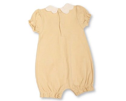 Baby Girls Short Romper with Chiffon Pleat and Flower Print (NB-9m) (PK6) - BIS-2120-6386
